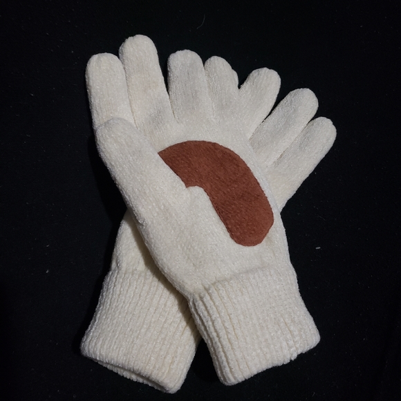 Isotoner Ivory Rayon/Brown Thinsulated Gloves - Picture 3 of 5